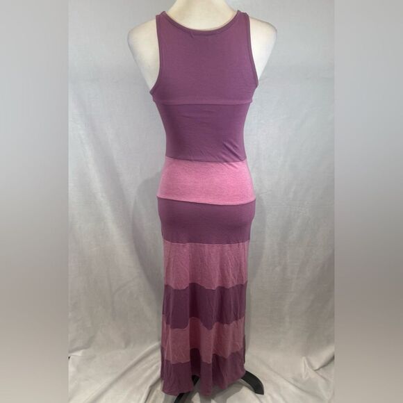 Gap plum mauve color block maxi dress size XS petite - Picture 4 of 7
